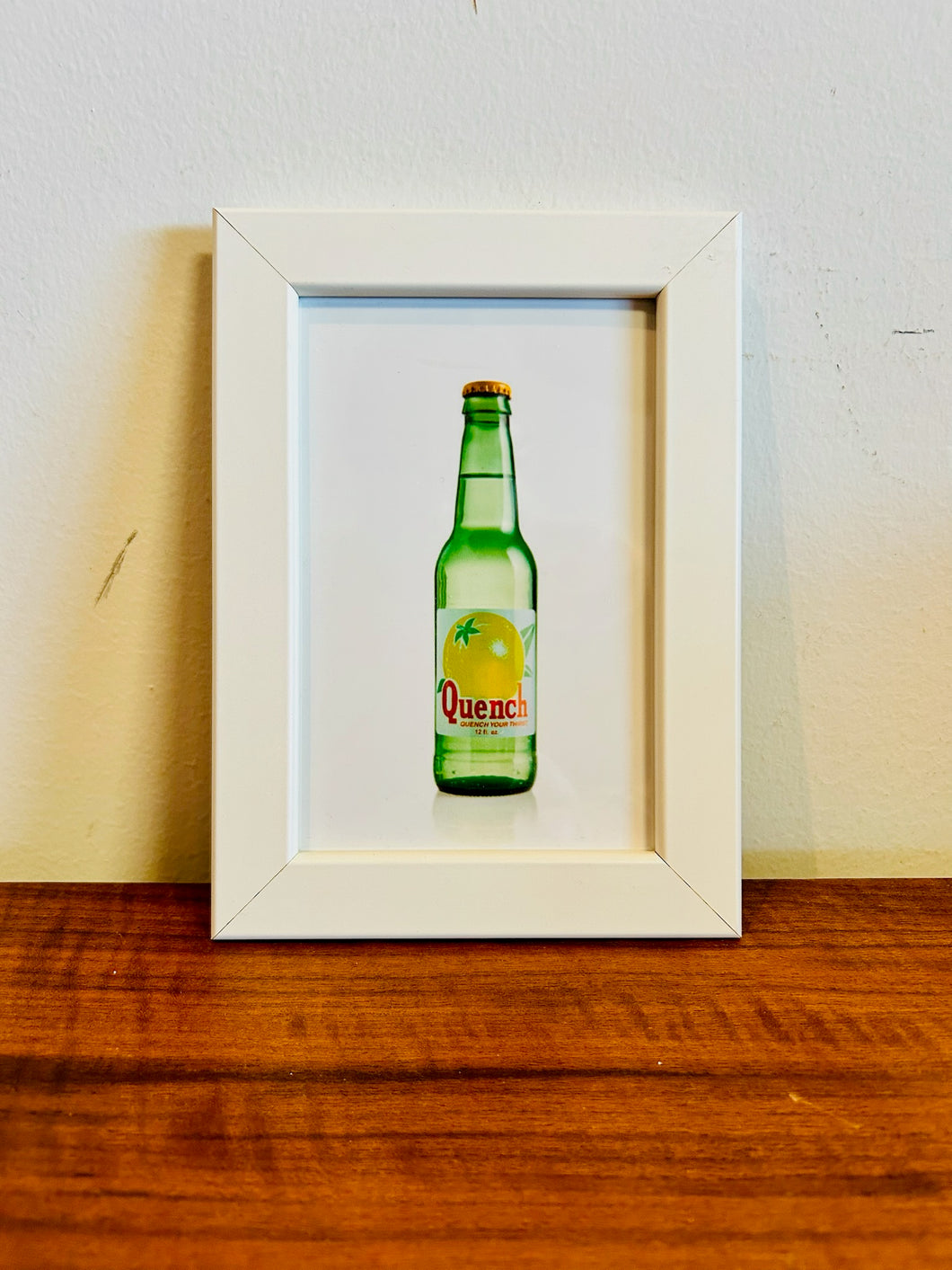 Quench your Thirst White Picture Frame