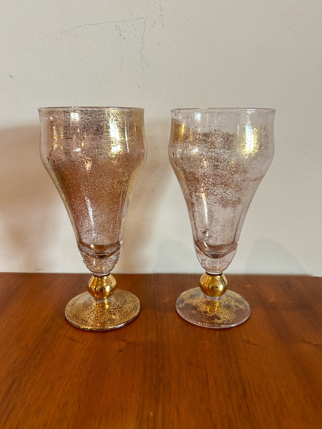 Handblown Water Wine Goblets