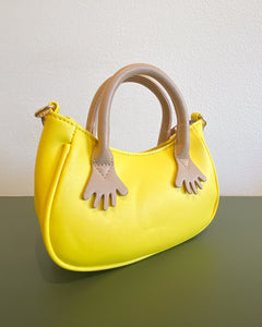 She’s a Little Handsy Yellow Purse