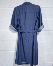 Load image into Gallery viewer, Lightweight Denim Dress with Belt
