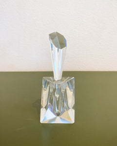 Vintage Deco Cut Crystal Perfume Bottle #1