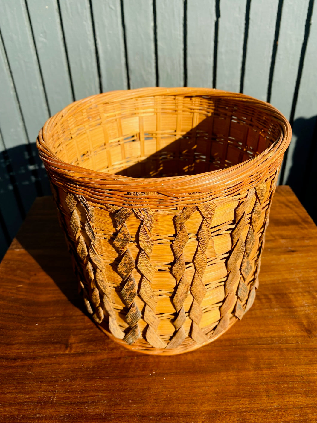 Vintage Woven Planter