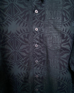 Black Hawaiian Shirt (4X)