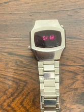 Load image into Gallery viewer, 1970s Sears Roebuck Silver Tone Digital watch
