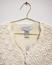 Load image into Gallery viewer, Crochet Button Up Blouse (M)
