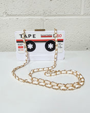 Load image into Gallery viewer, White Cassette Tape Purse
