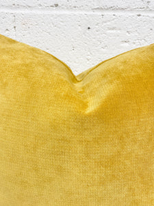 Gold Plush Rectangular Pillow