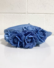 Load image into Gallery viewer, Denim Cap with Flowers
