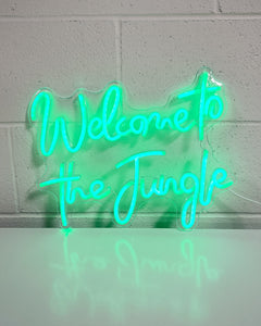 “Welcome to the Jungle” LED Neon Art