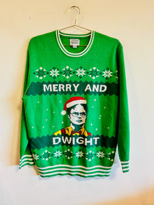 The Office Christmas Merry and Dwight Sweater