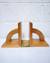 Load image into Gallery viewer, Vintage Wooden Sculptural Bookends
