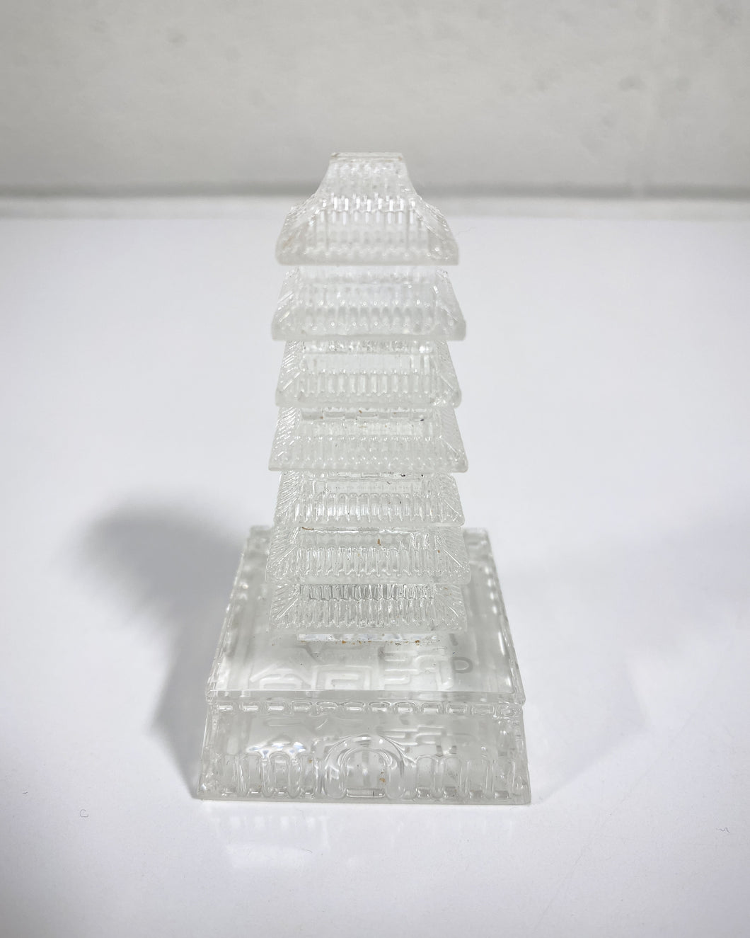 Glass Temple Figurine