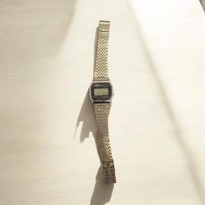 Silver Tone Casio Digital Watch