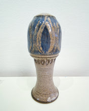 Load image into Gallery viewer, Tall Stoneware Vessel with Bells inside, Signed by listed artist Wasserman
