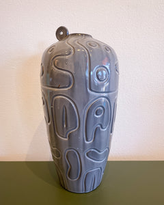 Grey Sculptural Vase