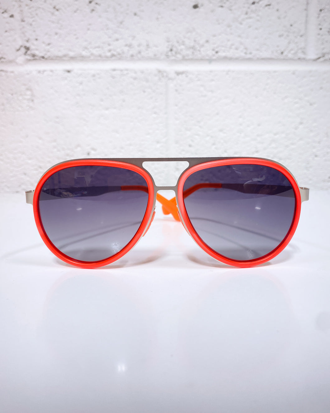 Red Aviator Sunnies