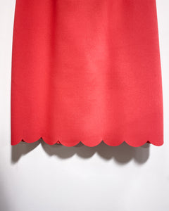 J. Crew Coral Scalloped Shift Dress (0)