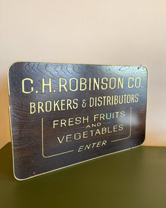 C.H. Robinson Co. Fruits and Vegetables Sign