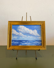 Load image into Gallery viewer, Framed Small Ocean Painting
