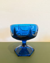 Load image into Gallery viewer, Vintage Viking Bluenique Pedestal Candy Dish
