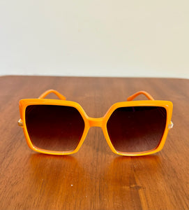 Orange Squares Sunnies