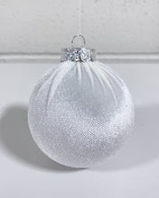 Load image into Gallery viewer, Silver Velvet Ornament
