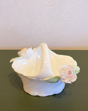 Load image into Gallery viewer, Vintage Pintar Bone China Rose Basket
