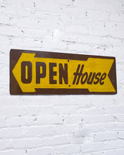 Load image into Gallery viewer, Vintage Open House Handpainted Signage
