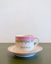 Load image into Gallery viewer, Vintage “Forget Me Not” Teacup and Saucer - Made in Germany
