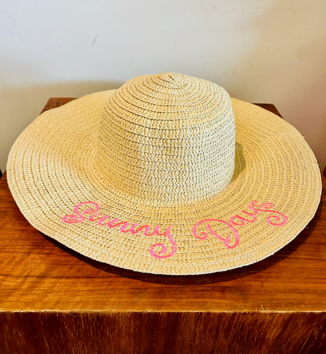 Sunny Days Straw Hat