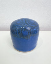 Load image into Gallery viewer, Stoneware Vessel with Bells inside, Signed by listed artist Wasserman
