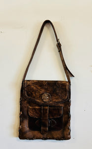 Vintage Brazilian Leather Hand Bag