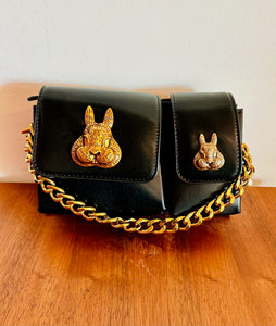 Bunny Rabbit Messenger Purse