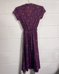 Vintage Colorful Grape Dress (7)