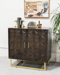 Wood Brutalist Credenza