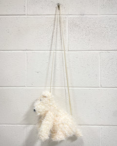 Lil White Doggy Crossbody Bag