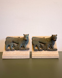 Vintage Tiger Bookends