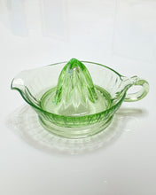 Load image into Gallery viewer, Uranium Depression Glass Juicer
