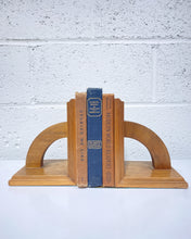 Load image into Gallery viewer, Vintage Wooden Sculptural Bookends
