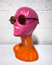 Load image into Gallery viewer, Brown Round Sunnies with Wire Detail
