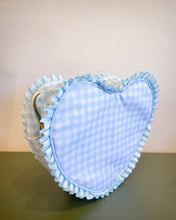 Load image into Gallery viewer, Heartshaped Gingham Backpack
