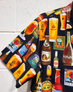 Hawaiian Beer Button Up (L)