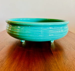 Bauer Los Angeles Blue Green Ceramic Catchall