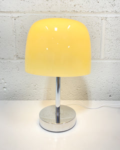 Glass Mushroom LED Lamp with Adjustable Light Settings