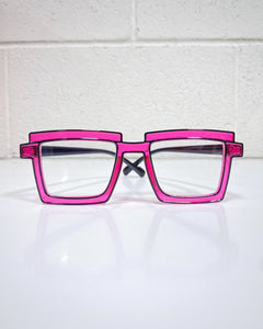 Hot Pink Glasses