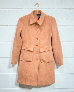 Orange Tweed Coat (XS)