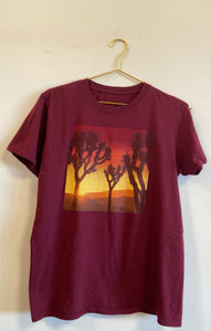 Burgundy Joshua Tree T-Shirt