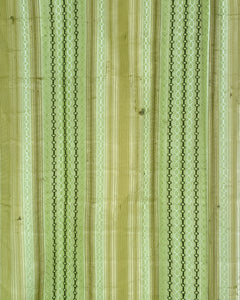 Vintage Avocado Green Sheer Curtain - 1 Panel