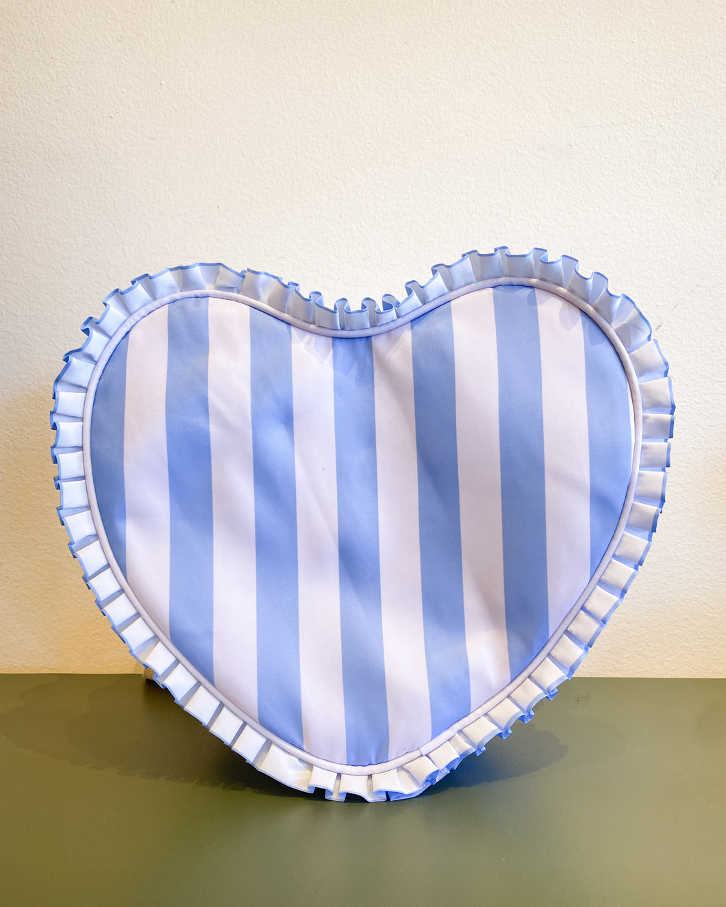 Heartshaped Striped Backpack