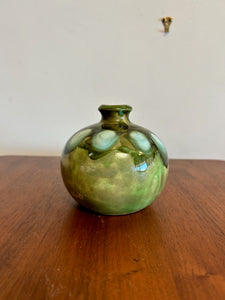 Two Tone Stoneware Stem Vase